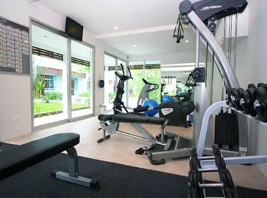 Gym and Outdoor Yoga Space