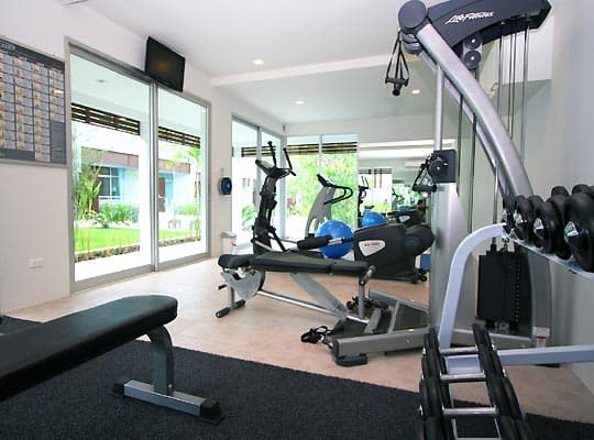 Gym and Outdoor Yoga Space